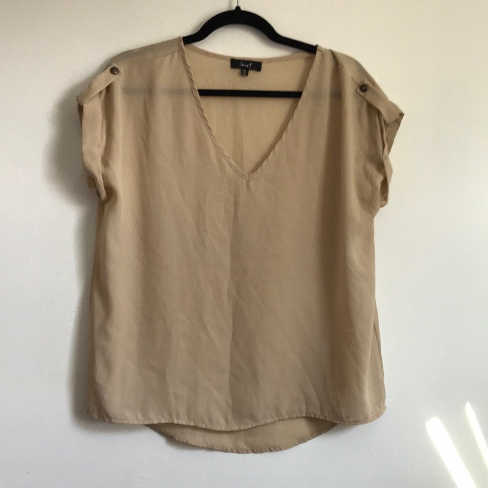 Tan Blouse